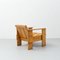 Silla Crate Mid-Century moderna de madera de Gerrit Thomas Rietveld, 1950, Imagen 6