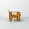 Silla Crate Mid-Century moderna de madera de Gerrit Thomas Rietveld, 1950, Imagen 7