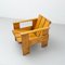 Silla Crate Mid-Century moderna de madera de Gerrit Thomas Rietveld, 1950, Imagen 10