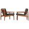 Danish Teak Armchairs by Arne Vodder for Glostrup, Set of 2 3