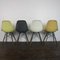 Hellgraue / ockerfarbene DSW Beistellstühle von Eames für Herman Miller 31