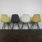 Neutrals Grey/Light Ochre DSW Side Chairs by Eames for Herman Miller 6