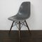 Hellgraue / ockerfarbene DSW Beistellstühle von Eames für Herman Miller 11