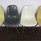 Neutrals Grey/Light Ochre DSW Side Chairs by Eames for Herman Miller, Image 5