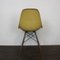 Hellgraue / ockerfarbene DSW Beistellstühle von Eames für Herman Miller 15