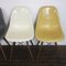 Hellgraue / ockerfarbene DSW Beistellstühle von Eames für Herman Miller 27