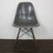 Hellgraue / ockerfarbene DSW Beistellstühle von Eames für Herman Miller 10