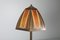 Art Deco Dutch Bronze and Colored Glass Lamp, 1920s 3