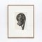 Karl Blossfeldt, Black & White Flowers, 1942, Etchings, Framed, Set of 9 7