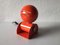 Space Age Italian Orange Metal Adjustable Ball Shade Desk or Wall Lamp by Enrico Tronconi, 1970s 4
