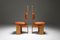 Italian Beech and Leather Dining Chairs by Mario Marenco, Set of Six 2