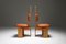 Italian Beech and Leather Dining Chairs by Mario Marenco, Set of Six, Image 2