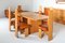 Italian Beech and Leather Dining Chairs by Mario Marenco, Set of Six, Image 19