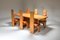 Italian Beech and Leather Dining Chairs by Mario Marenco, Set of Six, Image 16