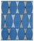 Blue Dhurrie Rug 1