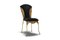 Gilt Metal Cleopatra Dining Chairs 2