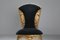 Gilt Metal Cleopatra Dining Chairs 15