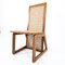 Wooden and Straw Chairs, Denmark, 1970s, Set of 4, Image 8
