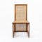 Stühle aus Holz & Stroh, Dänemark, 1970er, 4er Set 3