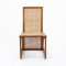 Wooden and Straw Chairs, Denmark, 1970s, Set of 4, Image 3