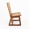 Wooden and Straw Chairs, Denmark, 1970s, Set of 4, Image 5