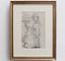 Auguste Chabaud, Mon Colonel, 1910s, Pencil & Crayon on Paper, Framed 1