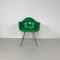 Kelly Green Dax Fibreglass Chair by Eames for Herman Miller, Image 9