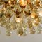 Large German Brass and Crystal Chandelier by Ernst Palme, 1970s, Set of 2 4