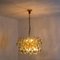 Large German Brass and Crystal Chandelier by Ernst Palme, 1970s, Set of 2 5