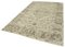 Tapis Beige Vintage, Turquie 3