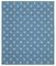 Tapis Dhurrie Bleu 1