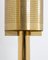 Large Mid-Century Scandinavian Perforated Brass Wall Sconce, Image 10