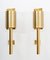 Large Mid-Century Scandinavian Perforated Brass Wall Sconce 5