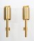 Large Mid-Century Scandinavian Perforated Brass Wall Sconce, Image 5