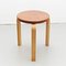 Leather Stool by Alvar Aalto for Artek, 1960, Image 3