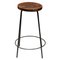 Teak and Iron High Stool by Jeanneret, Image 1