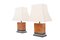 Burl Lamps by Jean Claude Mahey, Set of 2, Image 3