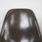 Brauner DSW Beistellstuhl von Eames für Herman Miller 4