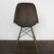 Brauner DSW Beistellstuhl von Eames für Herman Miller 8