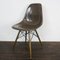 Brauner DSW Beistellstuhl von Eames für Herman Miller 7