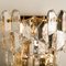 Gilt Brass and Glass Palazzo Wall Light Fixtures by J. T. Kalmar, 1970s, Set of 2 5