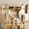 Gilt Brass and Glass Palazzo Wall Light Fixtures by J. T. Kalmar, 1970s, Set of 2, Image 5