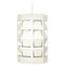 Scandinavian Cubic White Metal Lyskurv Hanging Lamp by Louis Poulsen, 1960s 1