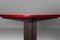 Red Parchment & Mahogany Table by Aldo Tura 7