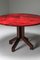 Red Parchment & Mahogany Table by Aldo Tura, Image 11