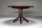 Red Parchment & Mahogany Table by Aldo Tura 2