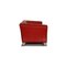Red Leather 322 Two-Seater Couch by Rolf Benz 7