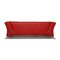 Red Leather 322 Two-Seater Couch by Rolf Benz 8