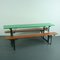 Vintage German Painted Beer Table & Benches, Set of 3 1