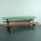 Vintage German Painted Beer Table & Benches, Set of 3, Image 1